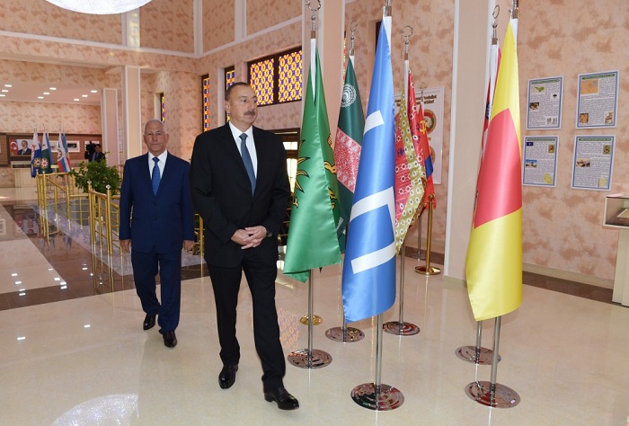 President Ilham Aliyev arrives in Khachmaz district - PHOTOS 